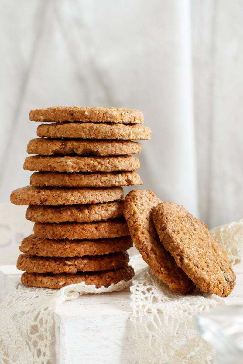 Airtight Container with Cookies and Bread Slice for Freshness