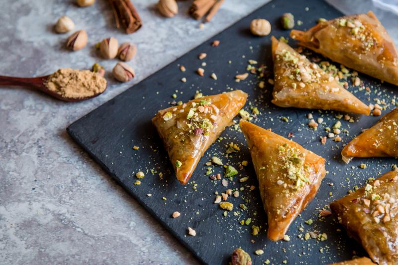 Almond, Hazelnut, and Pistachio Cookies