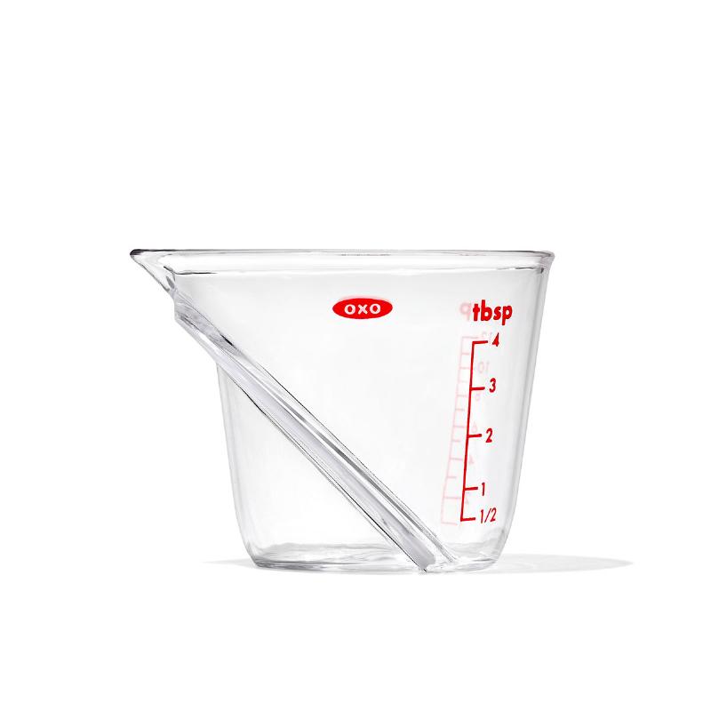 Angled Glass Measuring Cup for Easy Reading