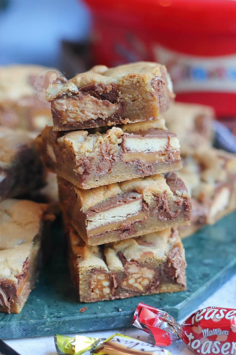 Assorted No-Bake Cookies in Storage Containers