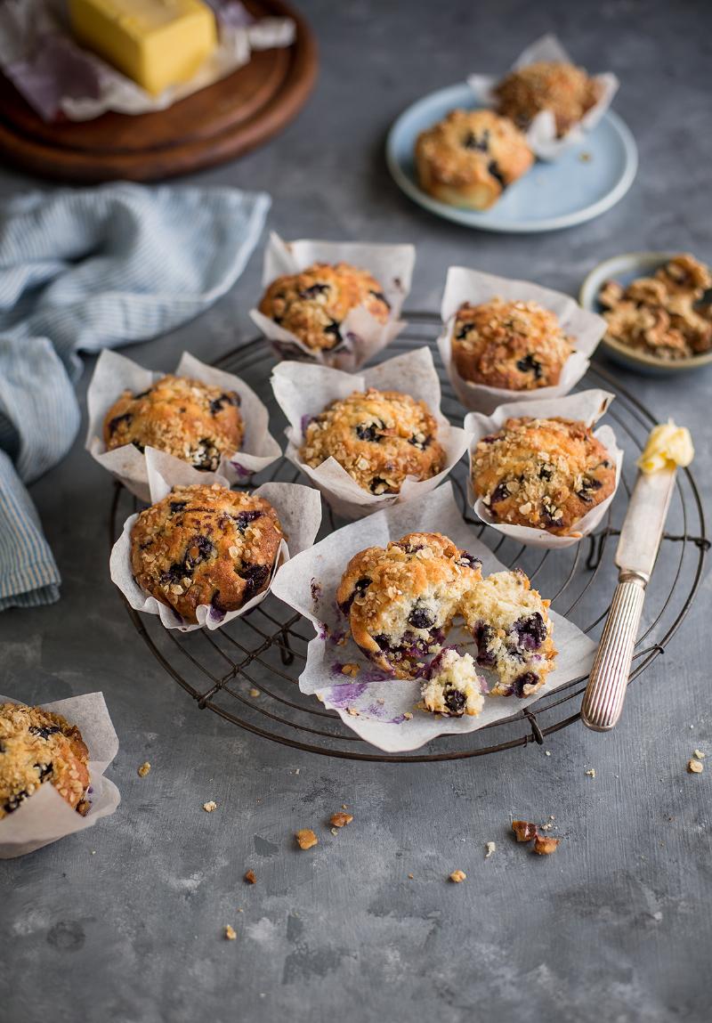 Freshly baked almond flour cupcakes