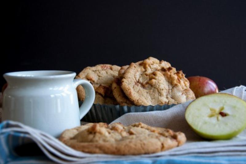 Baked Apple Cookies Cooling