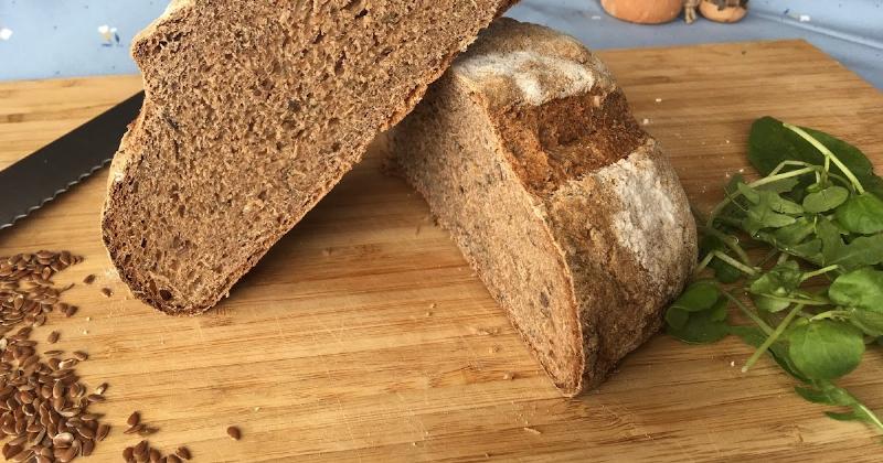 Freshly Baked Cabbage Bread Loaf