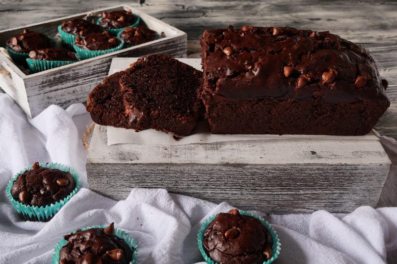 Baked Chocolate Zucchini Bread