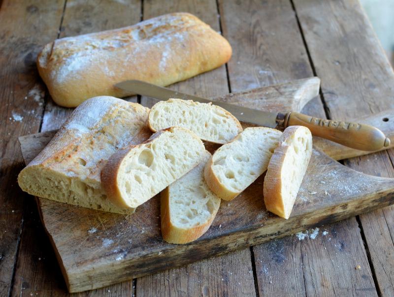 Baked Ciabatta Bread