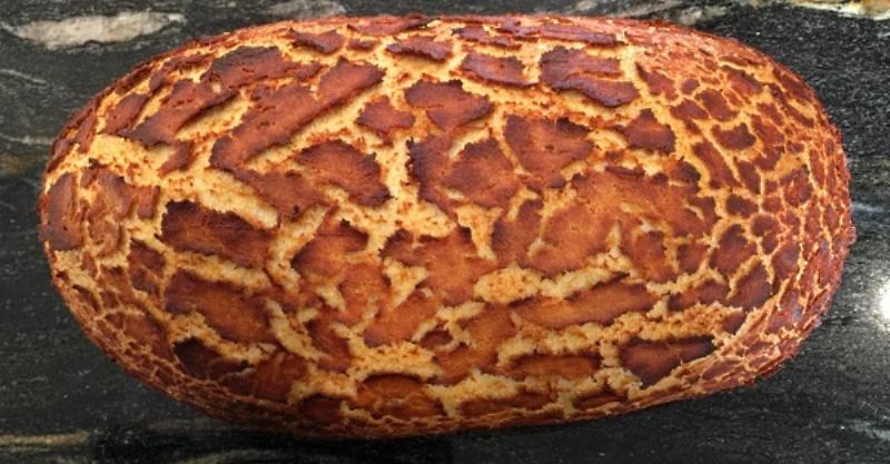 Freshly Baked Dutch Crunch Bread Loaf