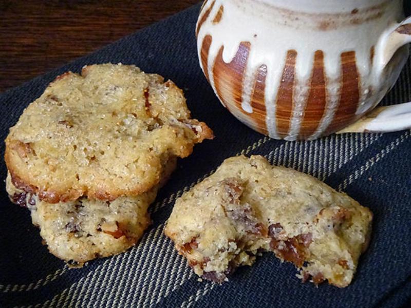 Fig Cookies Cooling on Wire Rack