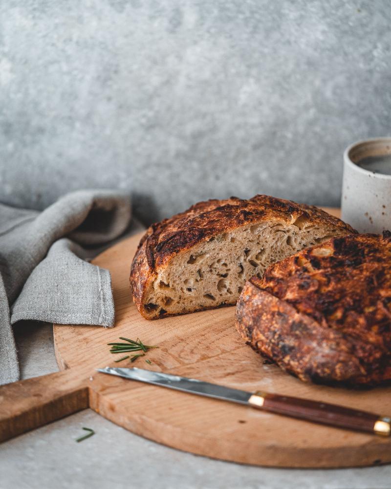 Baked Garlic Cheese Bread - Various Bread Types