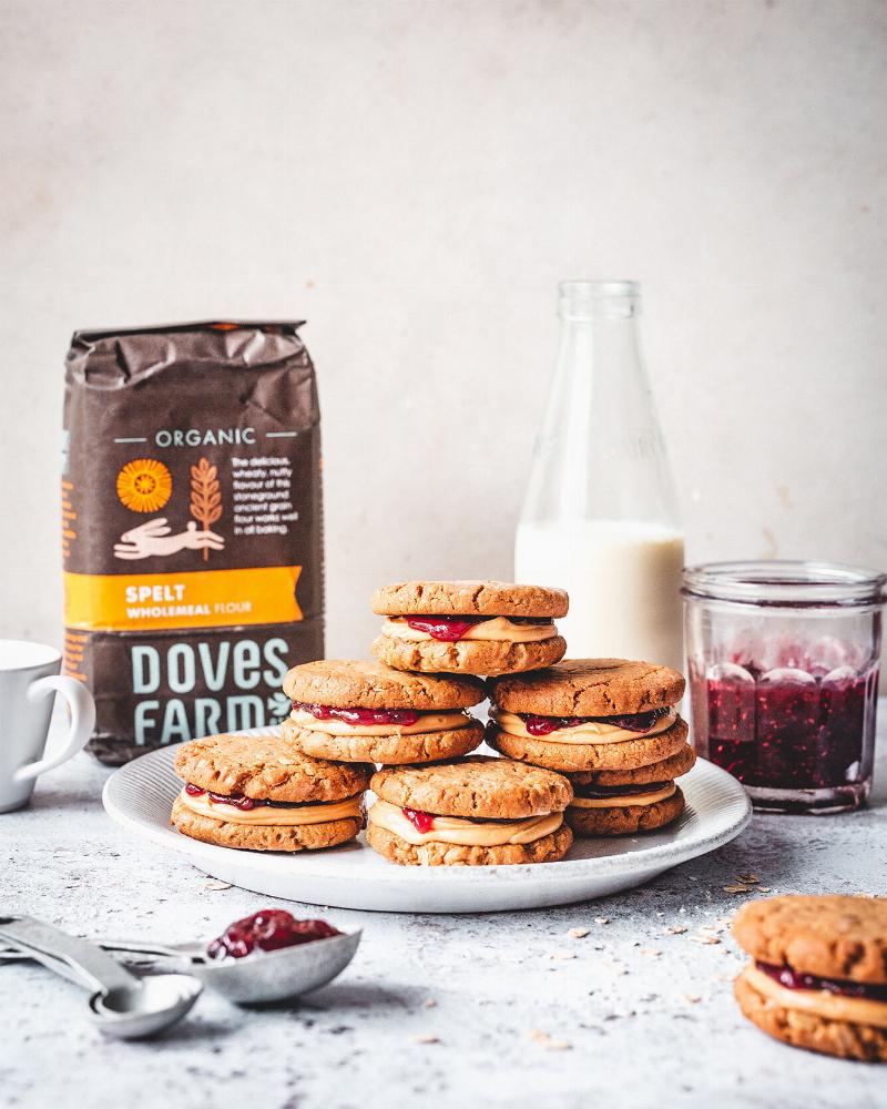 Baked Jam Cookies