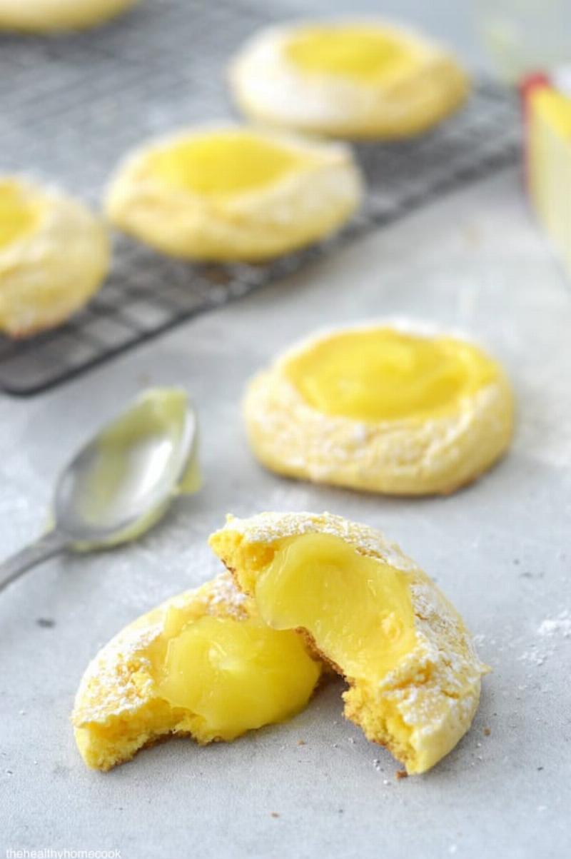 Baked Lemon Cookies from Cake Mix