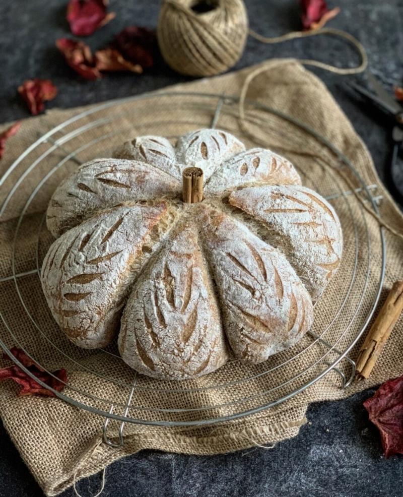 Baked Pumpkin Bread Loaf