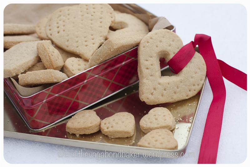 Baked Scottish Shortbread on Cooling Rack