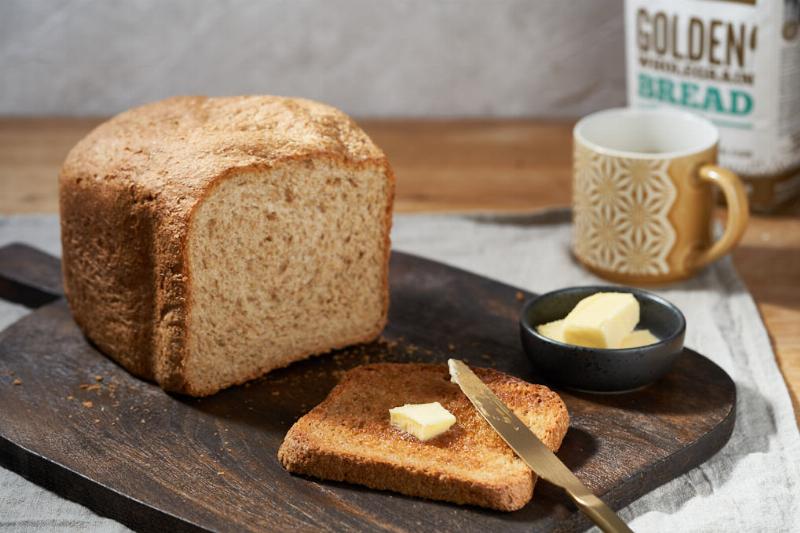 Freshly Baked Sourdough Loaf From Bread Maker