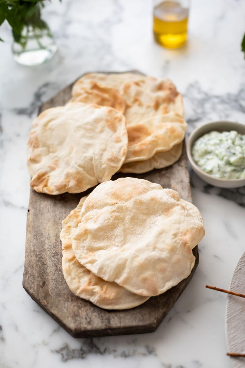 Baking Arabic Bread on a Griddle for Puffy Pockets