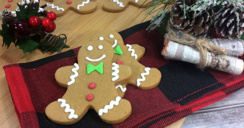 Baking Gingerbread Cookies with Children