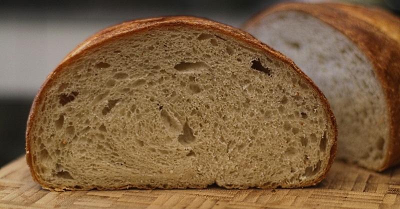 Baking Pizza Bread in a Hot Oven