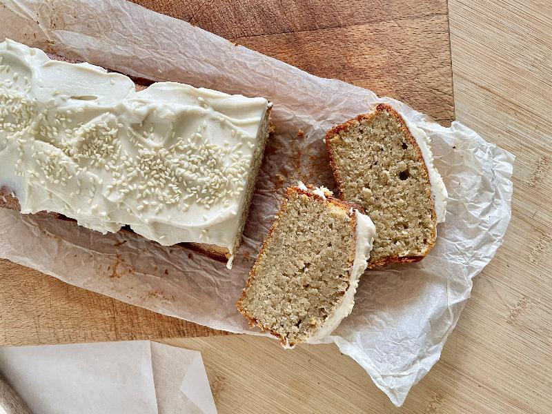 Banana Bread with Cream Cheese Frosting