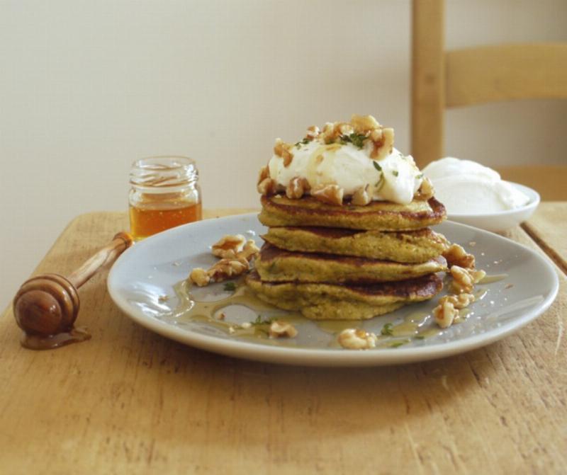 Banana, Zucchini and Cornbread for Breakfast