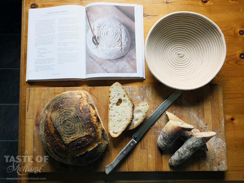 Freshly Baked White Bread from a Bread Maker