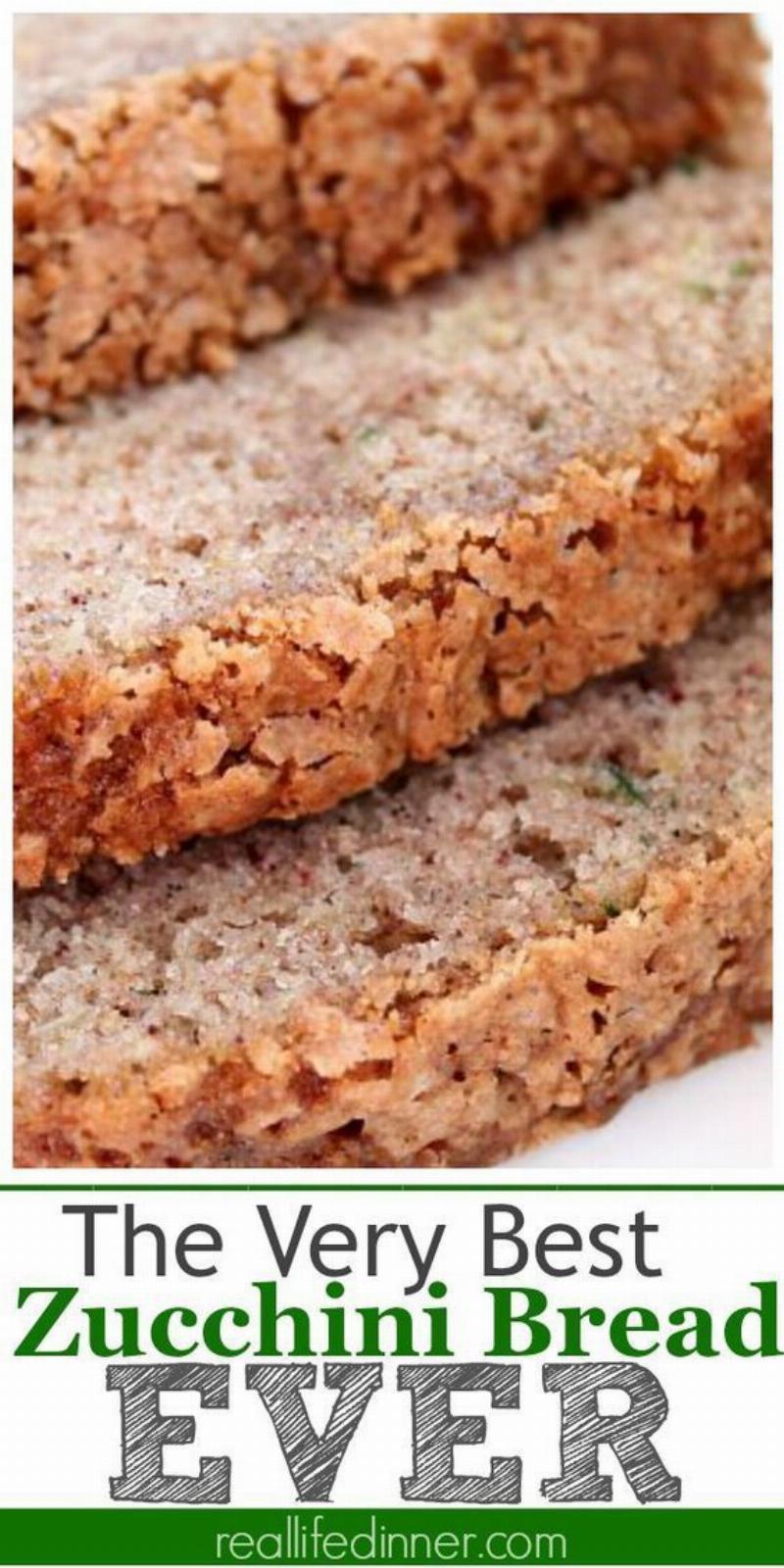 A Slice of Moist Zucchini Bread