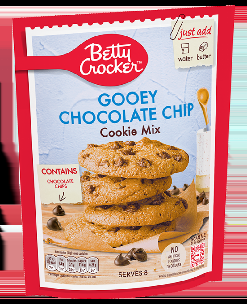 Mixing Betty Crocker Cookie Dough