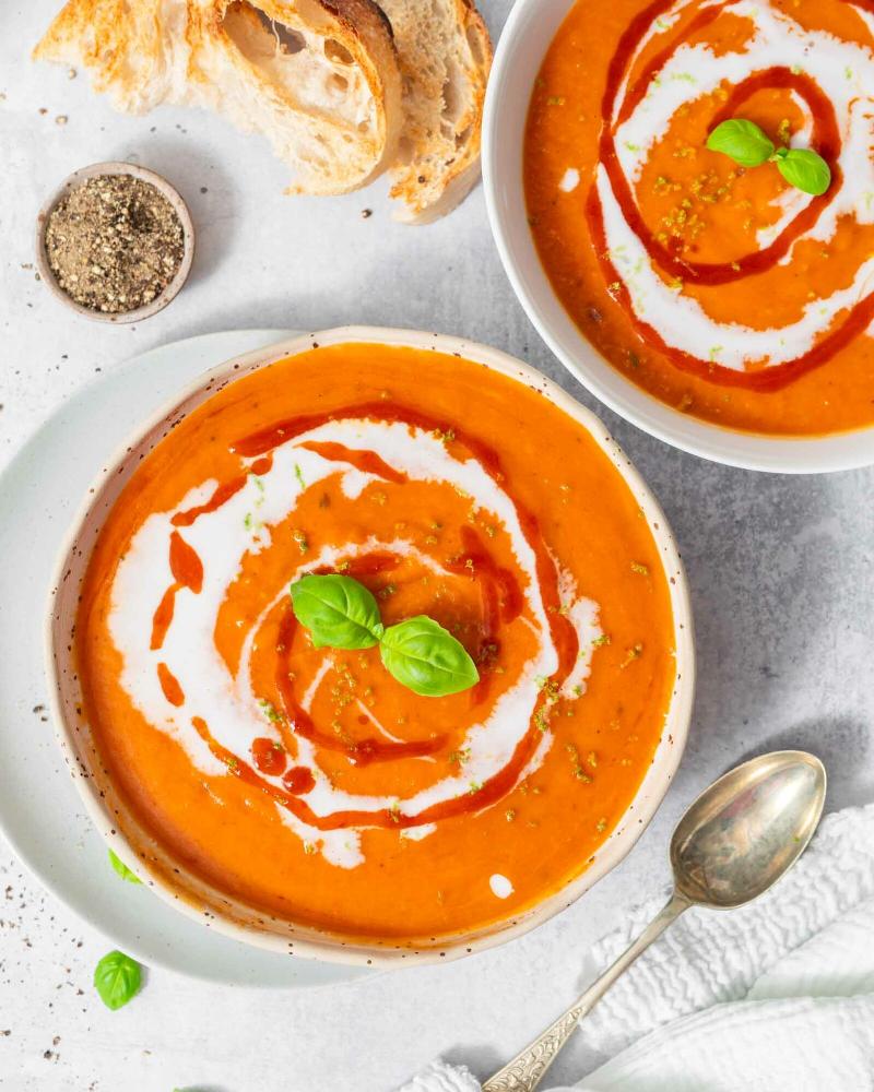 Blending Butternut Squash Soup for a Smooth Texture