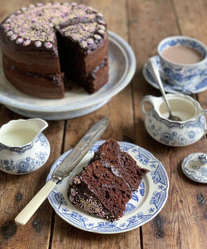 Box Cake Mix Ingredients with Milk and Eggs