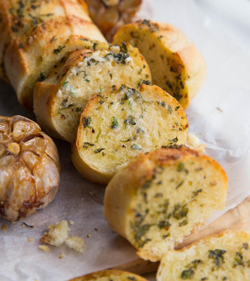 Broiling Garlic Toast in Oven