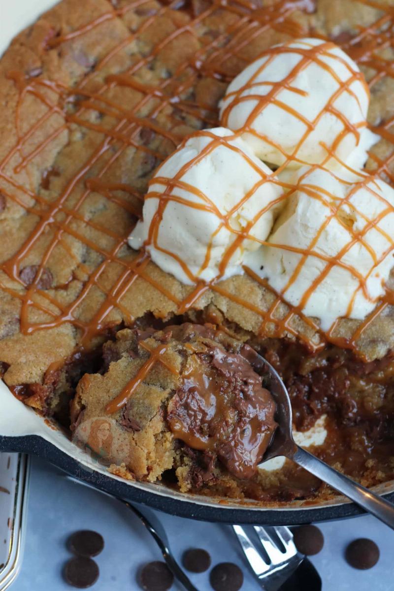 Ingredients for Caramel Cookie Dough