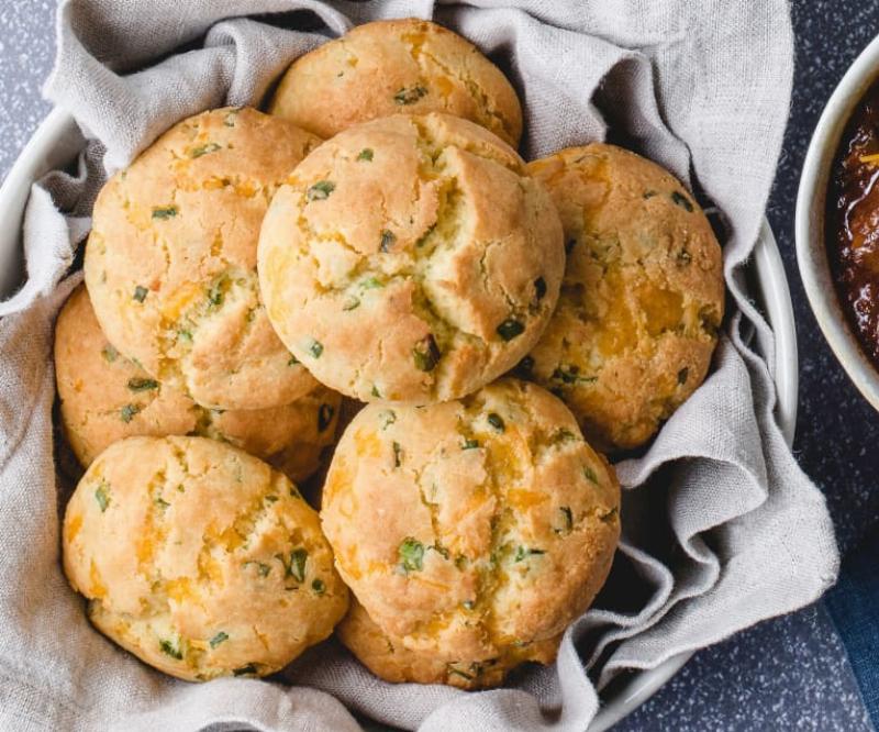 Cheesy Keto Biscuits