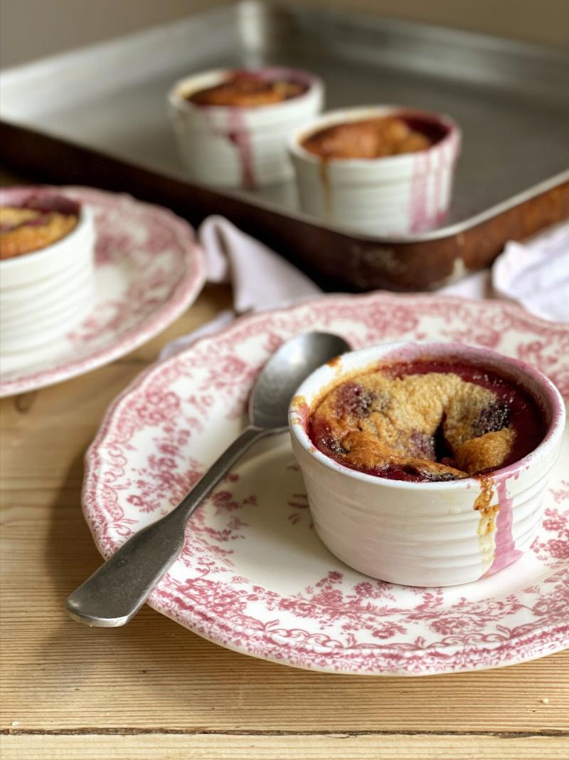 Cherry Clafoutis Variations with Almond and Kirsch