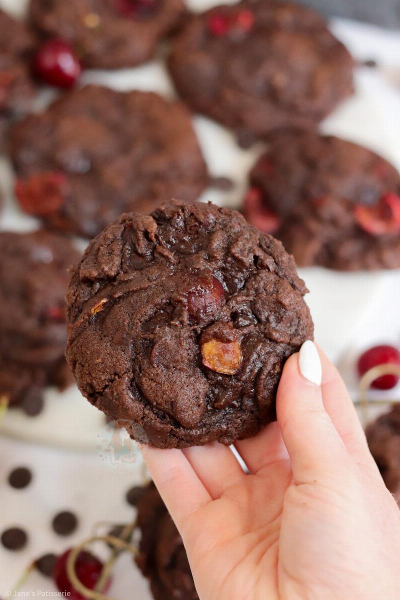 Chocolate Cherry Cookie Ingredients