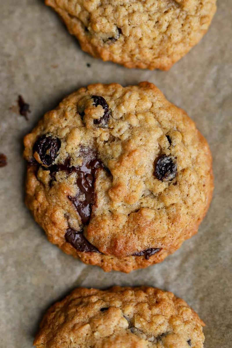 Chocolate Chip Oatmeal Raisin Cookies