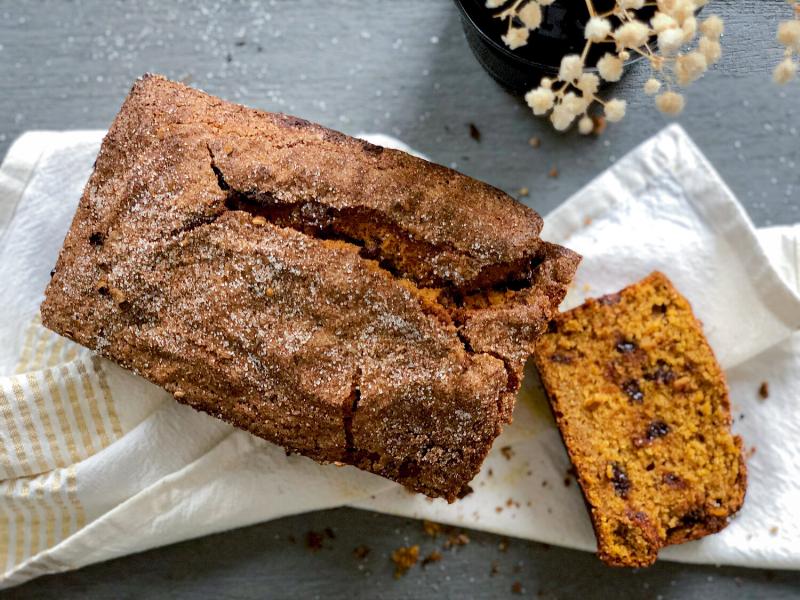 Chocolate Chip Pumpkin Bread Batter