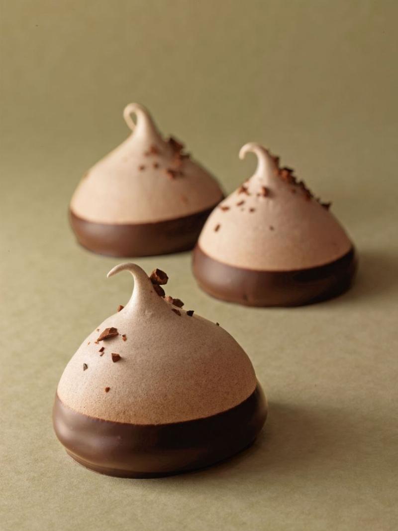 Chocolate Dipped Meringue Cookies