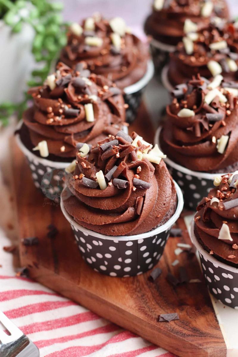 Chocolate Fudge Firm Cupcake Recipe