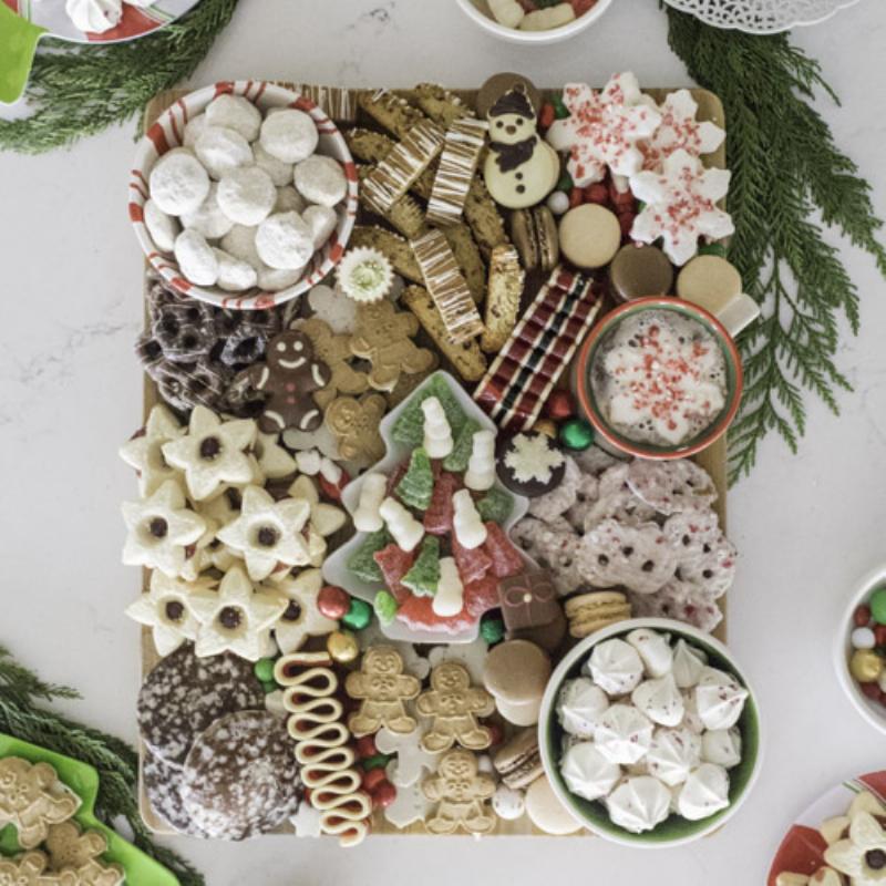 Christmas Cookie Assortment Festive Platter