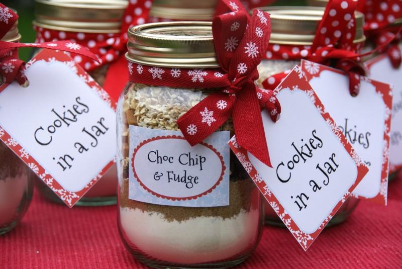 Christmas Sugar Cookies in a Jar