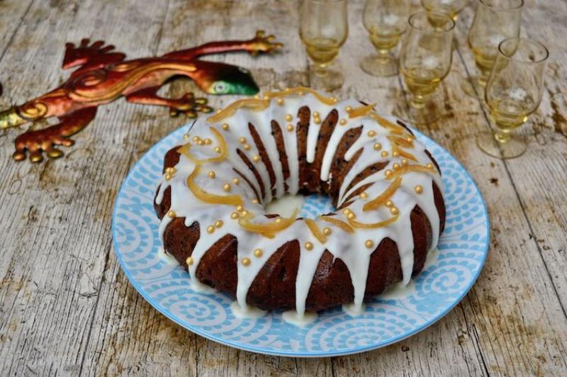 Classic Earl Grey Tea Cake with Glaze