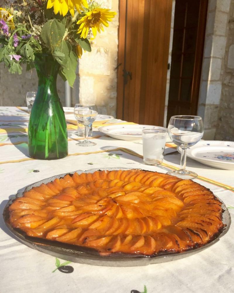 Classic French Apricot Tart with Almond Cream