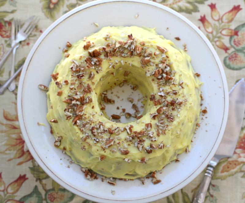 Classic Mango Cake with Cream Cheese Frosting