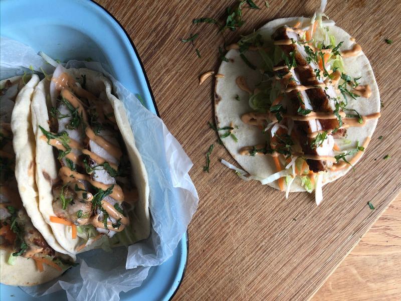 Classic Pita Bread Baking on a Griddle