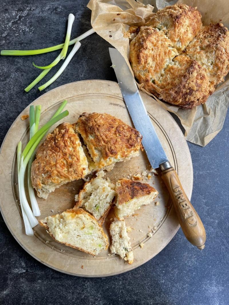 Baking a Classic Soda Bread Loaf