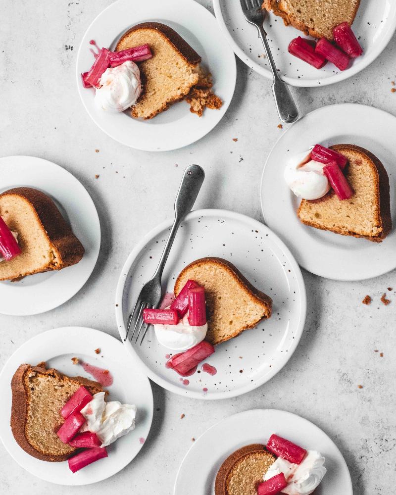 Classic Vanilla and Sour Cream Bundt Cakes