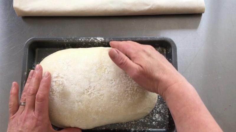 Sourdough Loaf Cold Proofing in Refrigerator