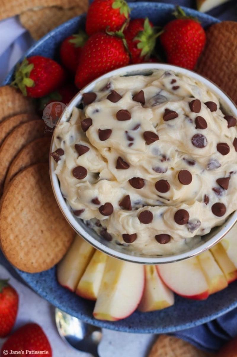 Cookie Dough Dip with Chocolate Chips