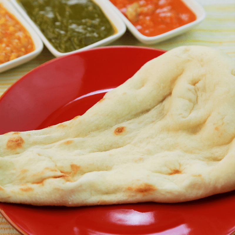 Cooking Vegan Naan on Griddle