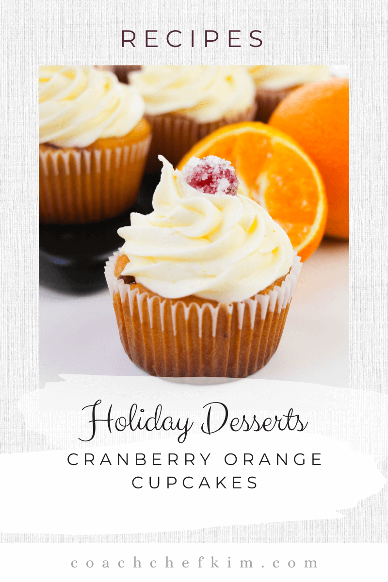 Vibrant Cranberry Orange Thanksgiving Cupcakes