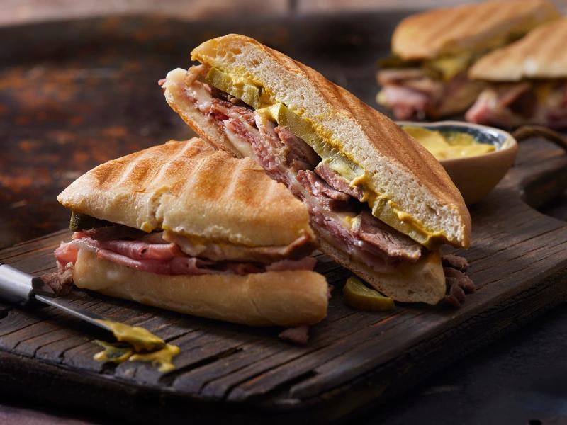 Cubano Sandwich on Plate