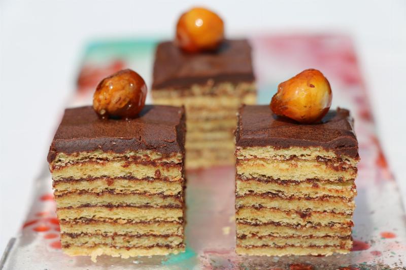 Cutting Layered Round Cake